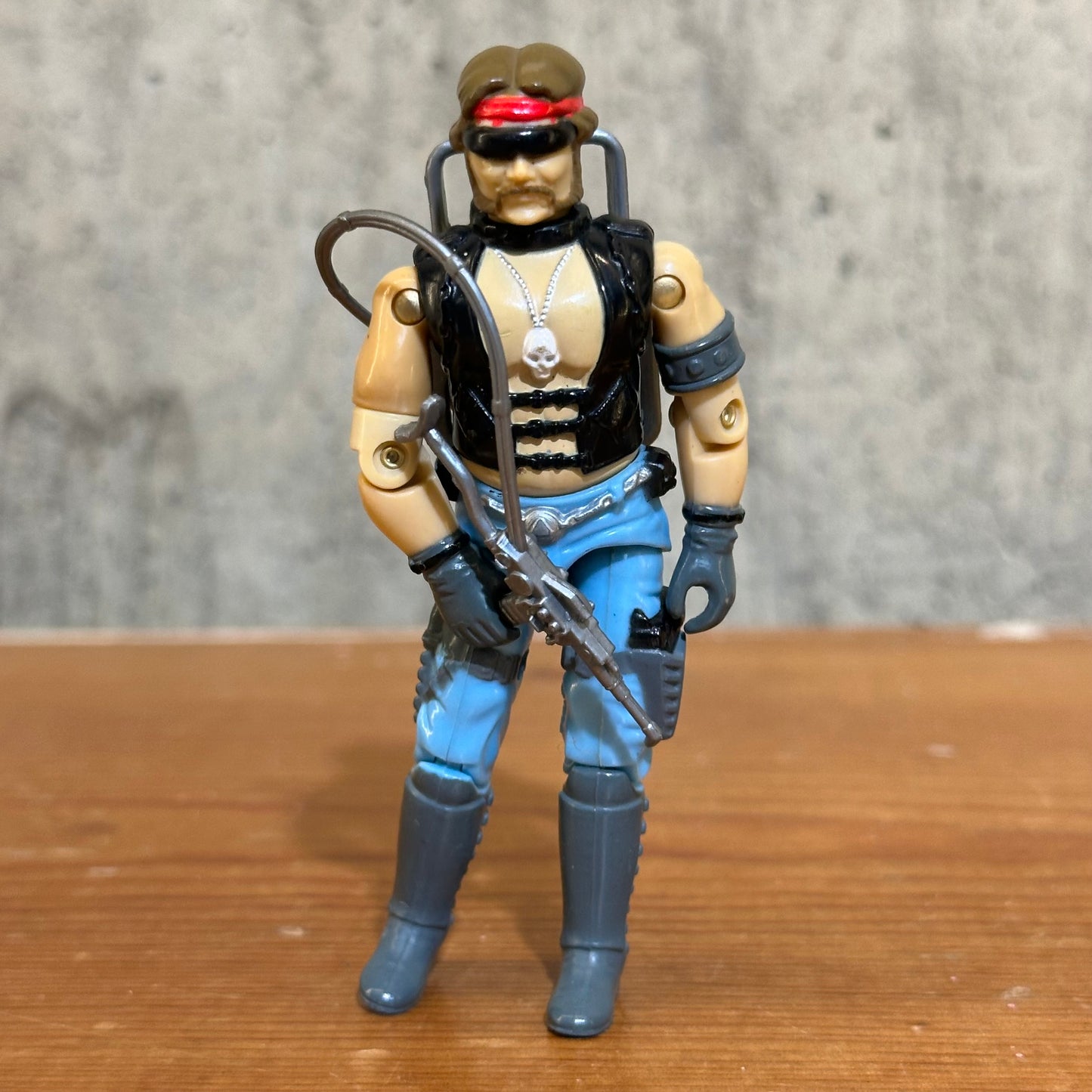 Torch GI Joe 1985 Complete Vintage Hasbro Action Figure Toy