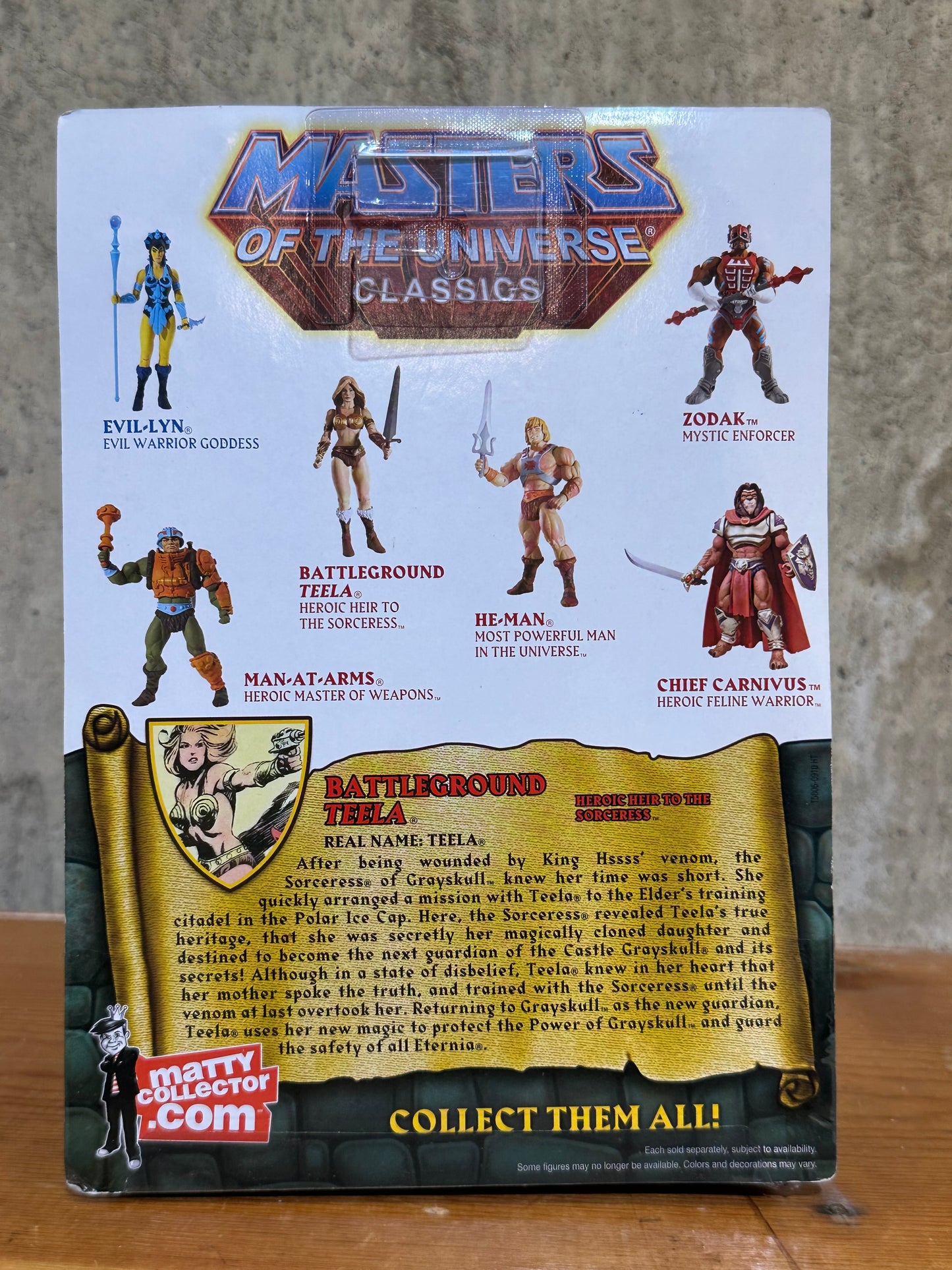 Battleground Teela Mattel Master’s of the Universe Classics MOTU Action Figure Toy Sealed