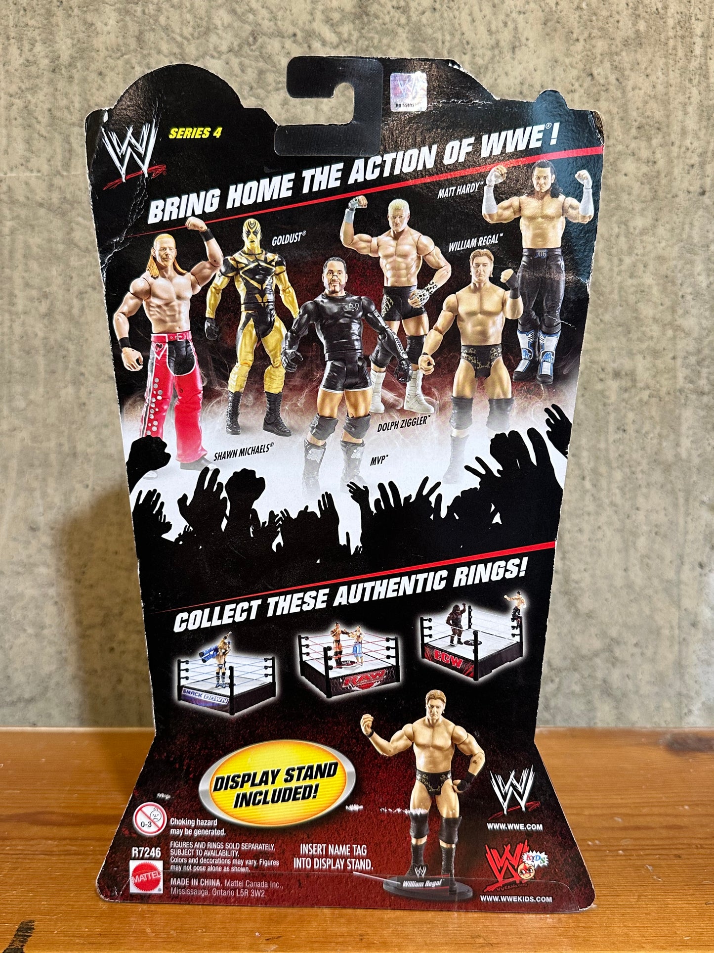 2010 WWE Mattel William Regal Series 4 Wrestling Figure #606 of 1000 Belt