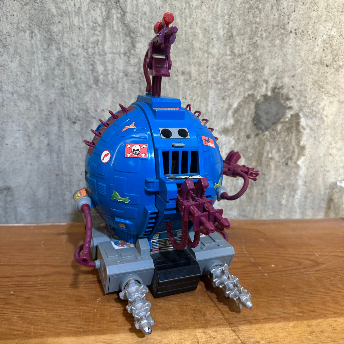 Technodrome Scout Vehicle incomplete Vintage TMNT Toy