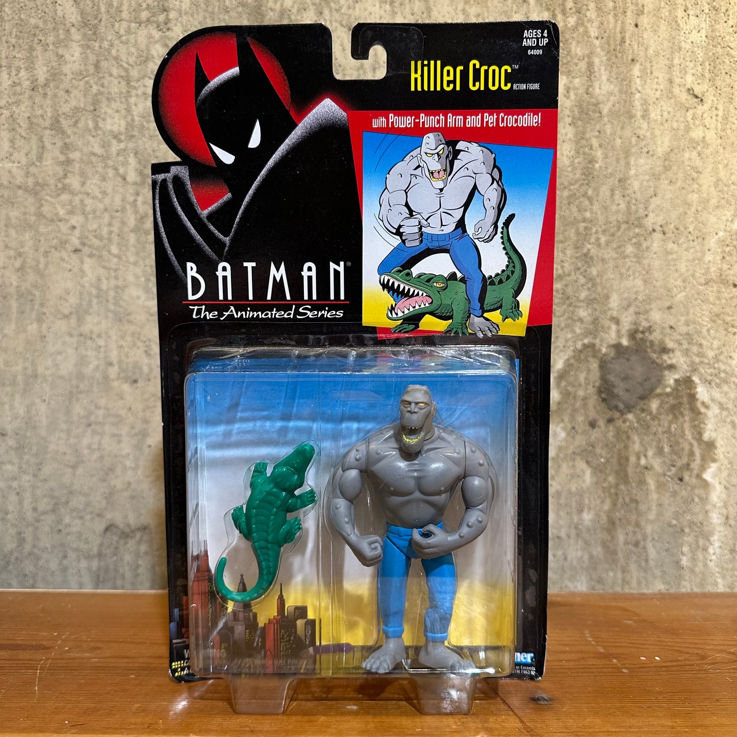 Killer Croc Batman the Animated Series DC Comics Action Figure MOC 1993 Kenner Toy