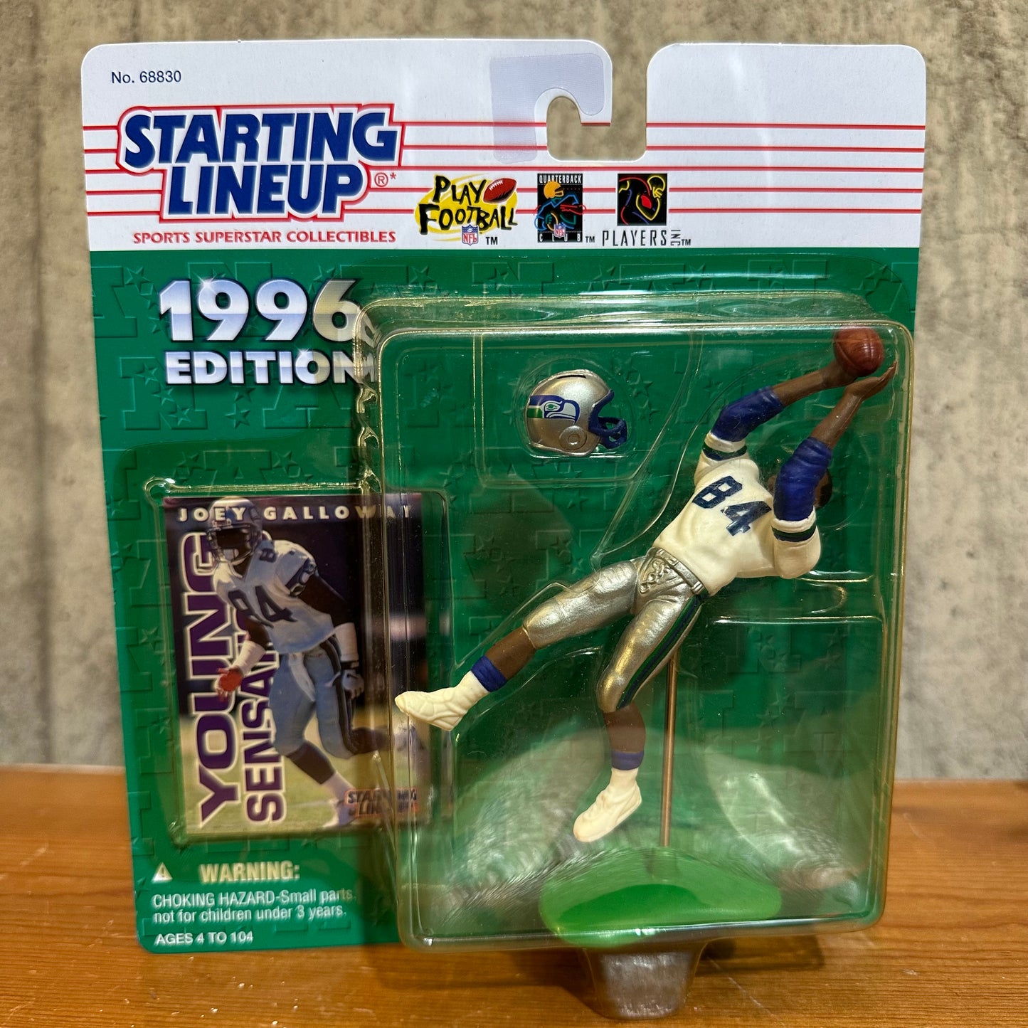 Joey Galloway Kenner Starting Lineup 1996 NFL Dallas Cowboys Figure MOC