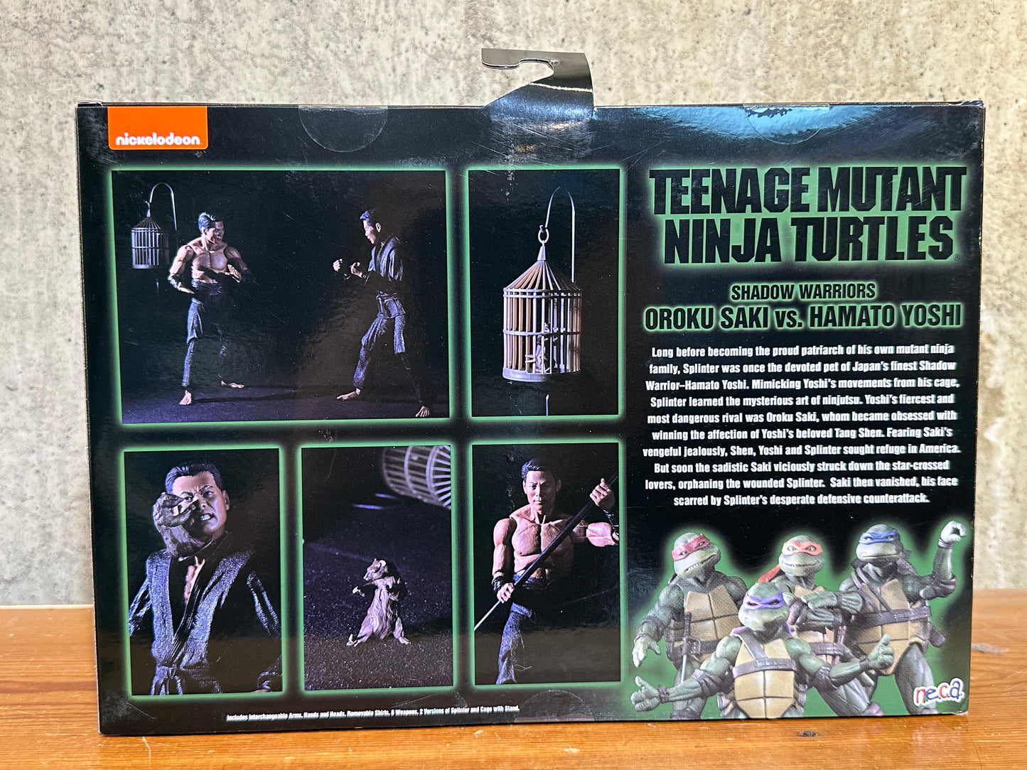 NECA Teenage Mutant Ninja Turtles Oroku Saki Hamato Yoshi 2 Pack Exclusive TMNT