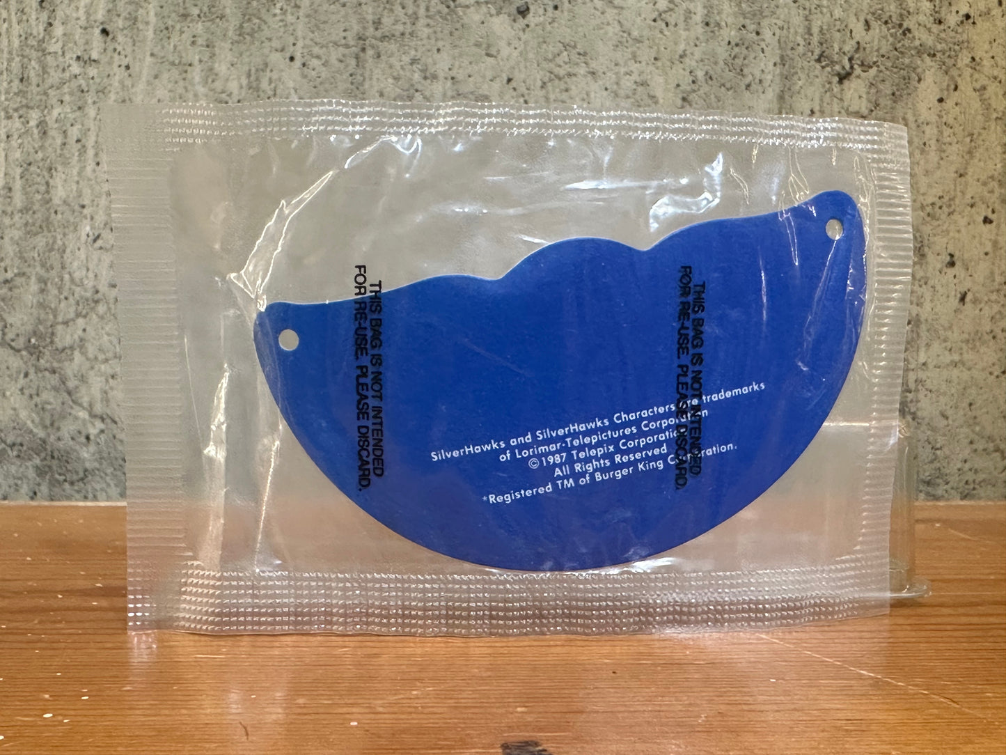 Burger King Silverhawks Lenticular Flicker Badge Vintage 1987 Factory Sealed