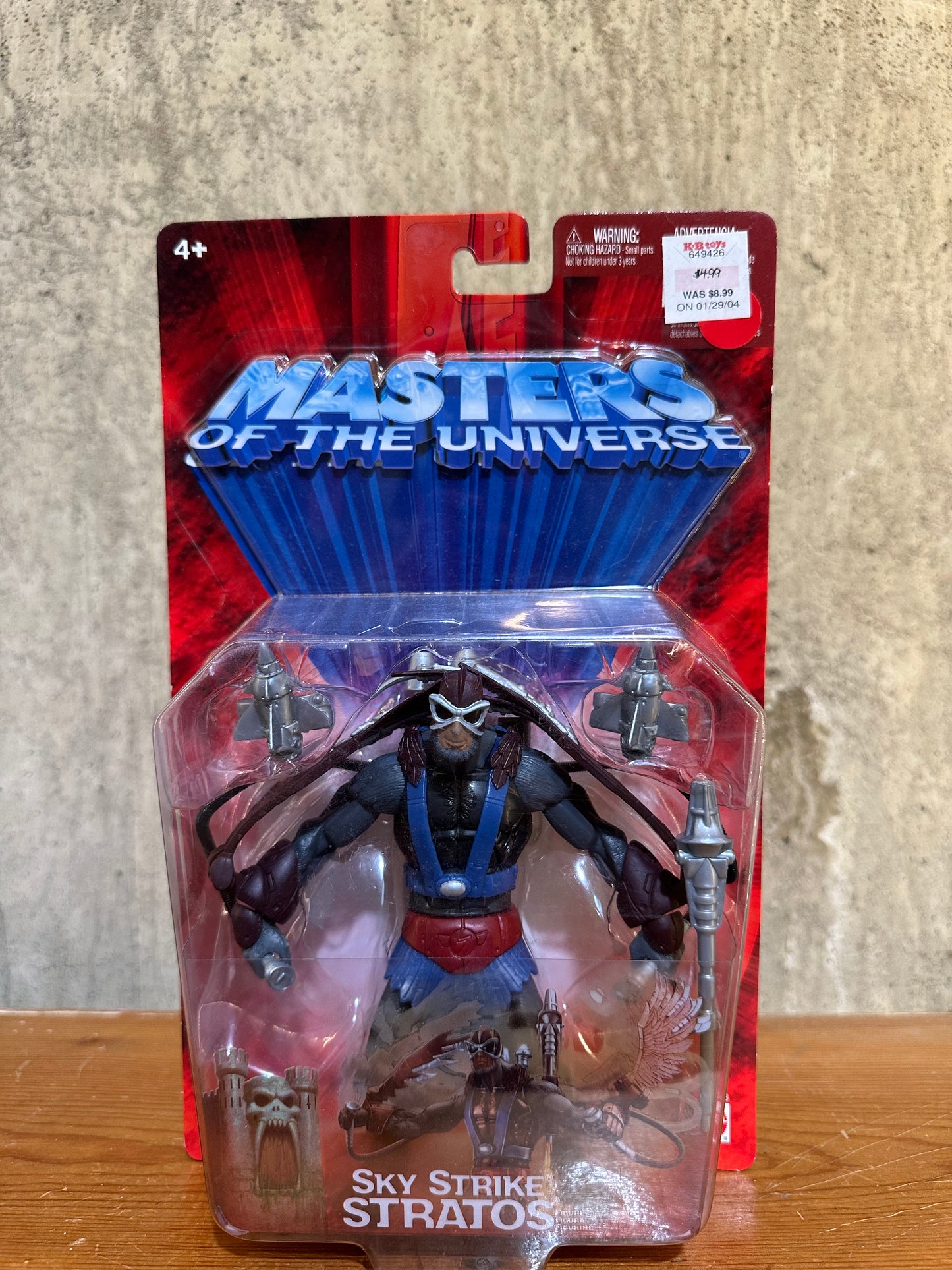 Sky Strike Stratos MOTU 200X 2001 Action Figure Toy MOC