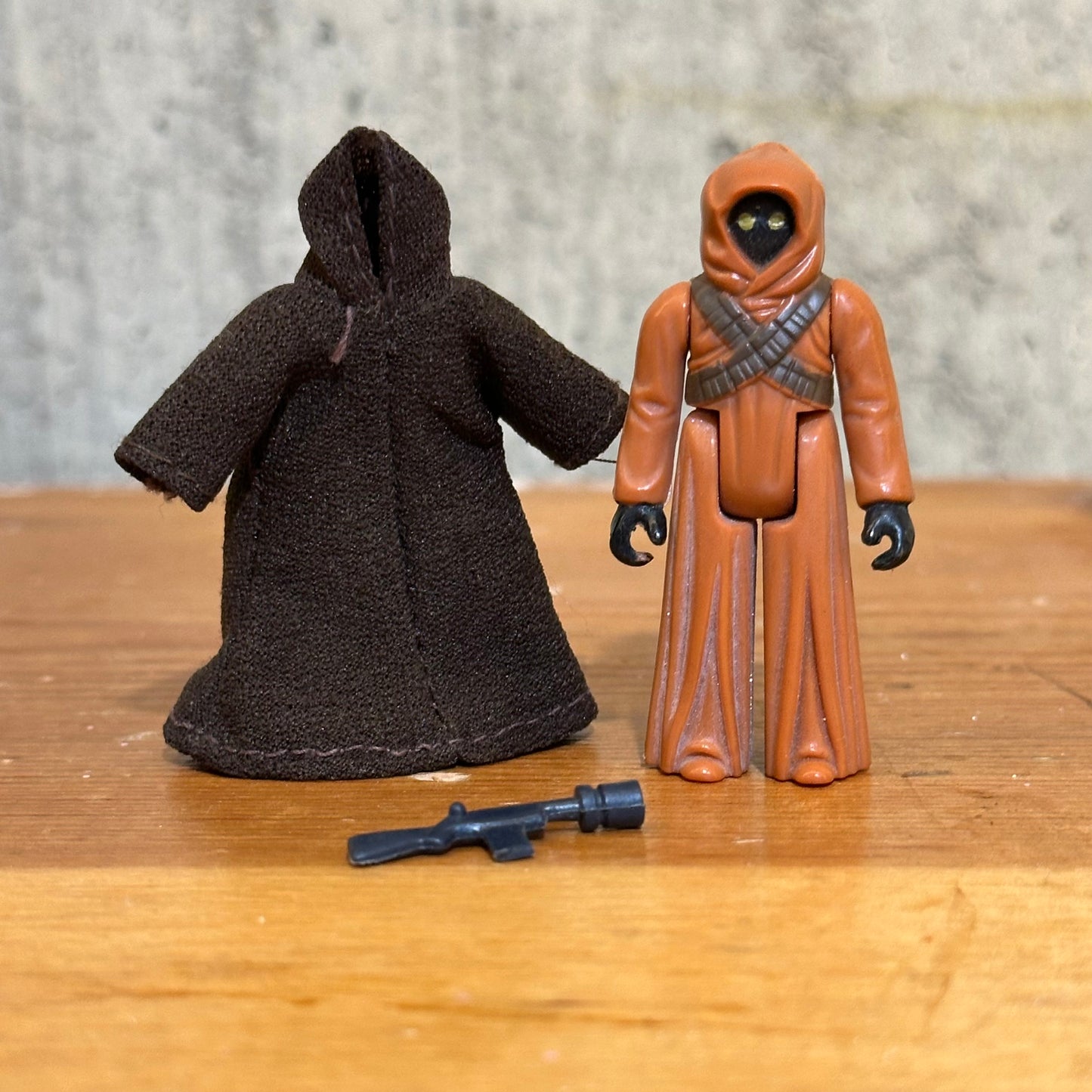 Jawa 1977 Complete Vintage Kenner Star Wars Action Figure Toy