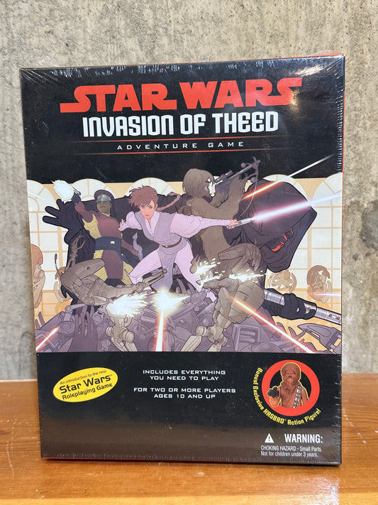 Star Wars INVASION OF THEED Adventure Game Bonus Wookiee Figure Sealed NEW
