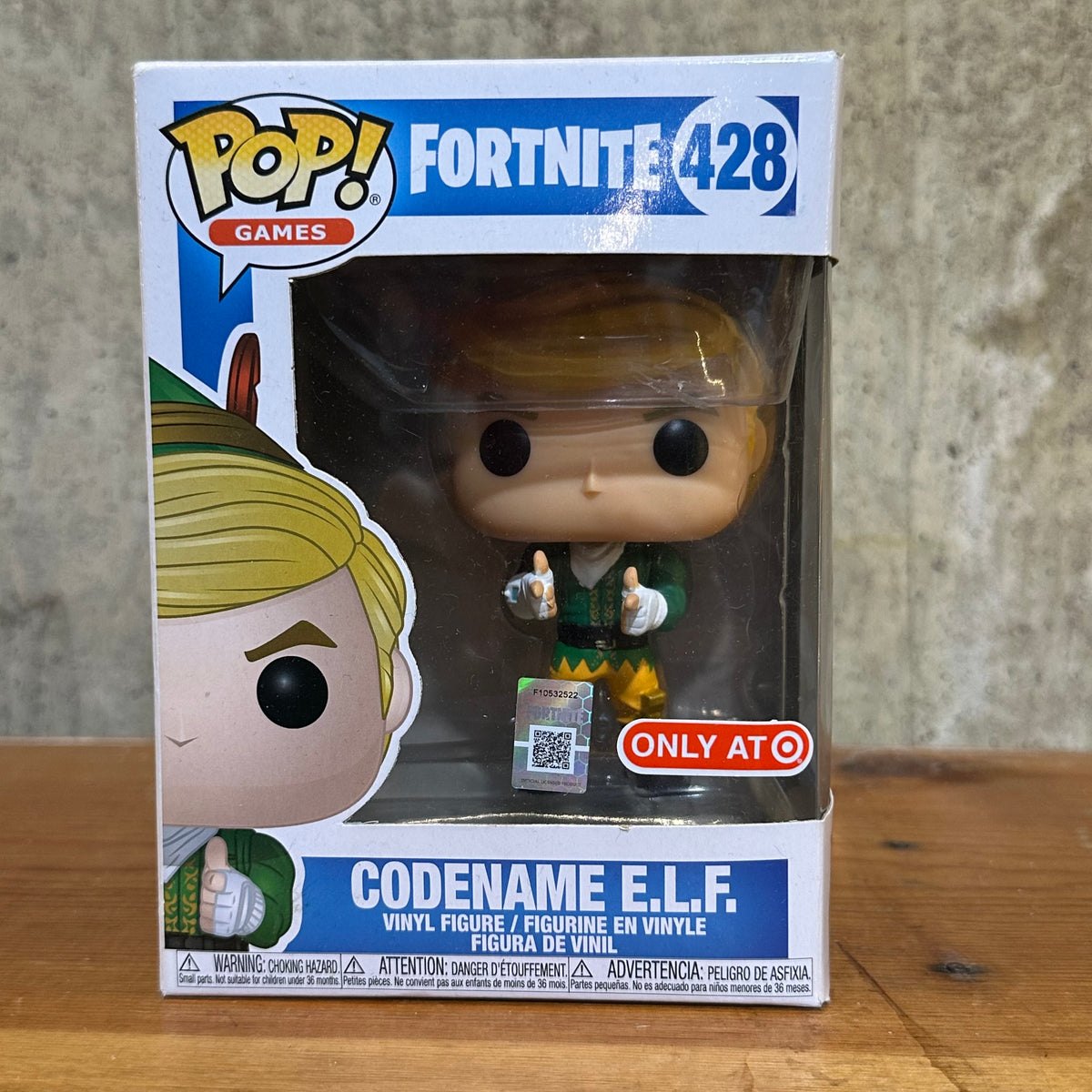 Code name Elf Target Exclusive Funko Pop Fortnight