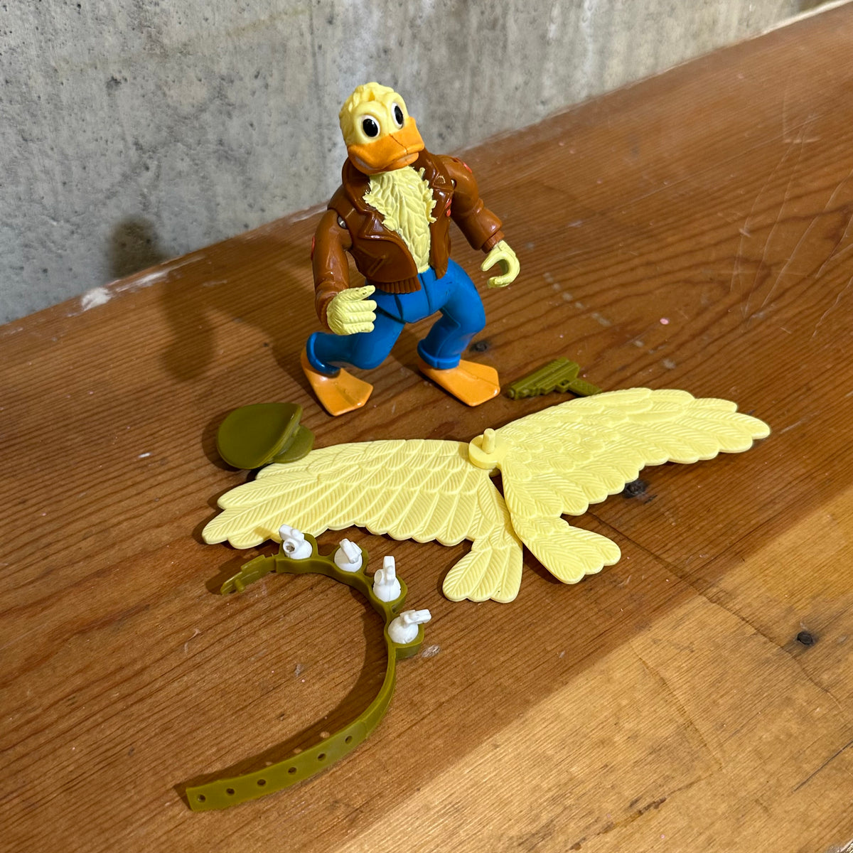 Ace Duck Complete 1989 TMNT Vintage Ninja Turtles Action Figure Toy