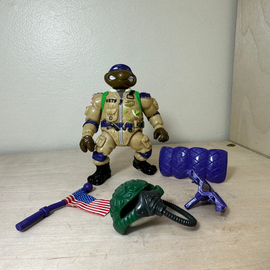 TMNT Pro Pilot Don Complete Vintage 90’s Ninja Turtles Action Figure Toy