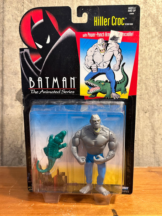Killer Croc Batman the Animated Series DC Comics Action Figure MOC 1993 Kenner Toy