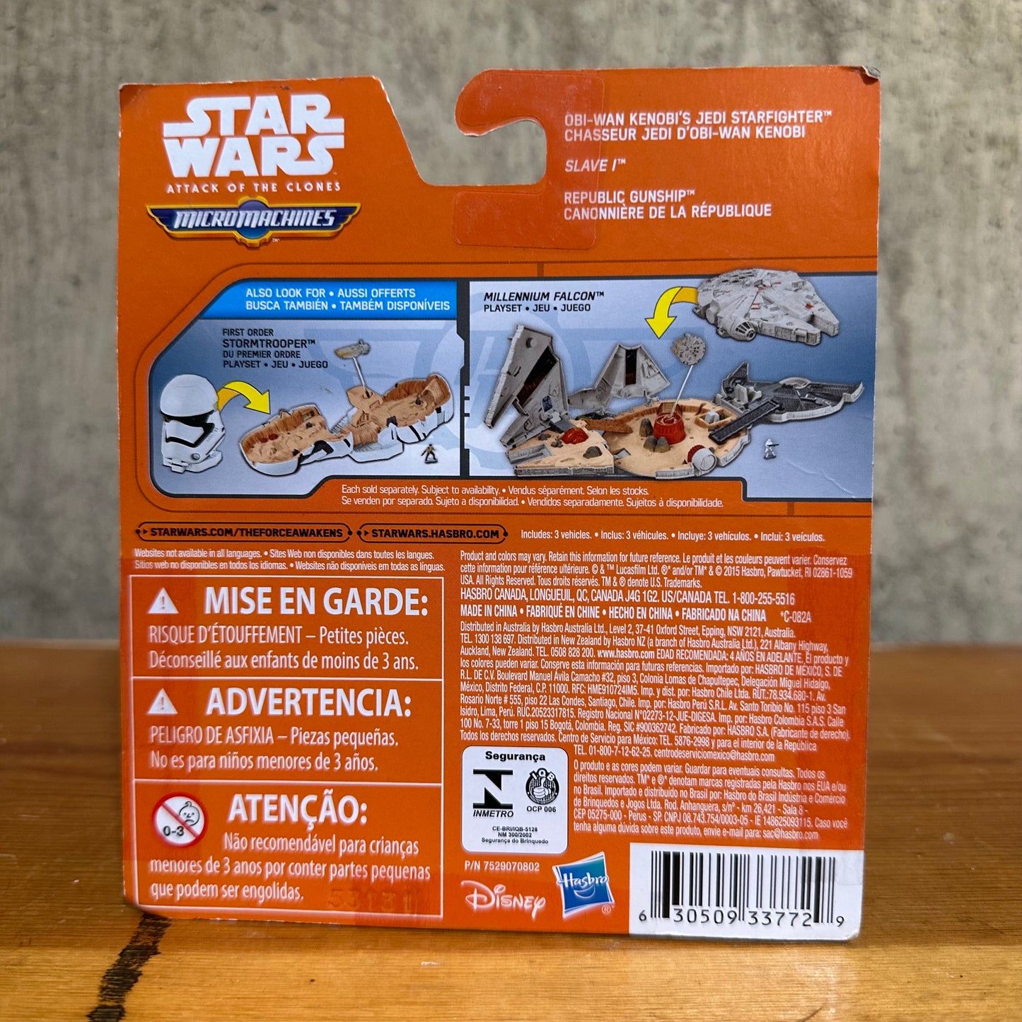 STAR WARS MICRO MACHINES CLONE ARMY RAID 2015 ATTACK OF THE CLONES 3-PACK NEW