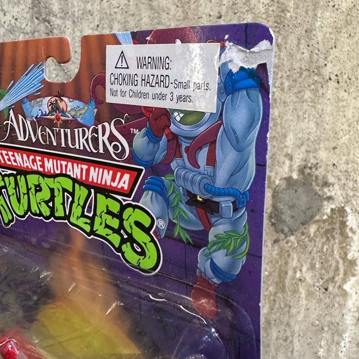 Deep Sea Leo TMNT Adventurers Sealed MOC Cracked Bubble Wear