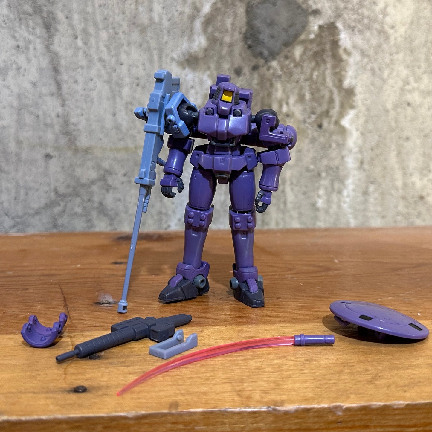 Purple Space Leo Mobile Suit Gundam Wing Mobile Suit In Action MSiA MIA Bandai