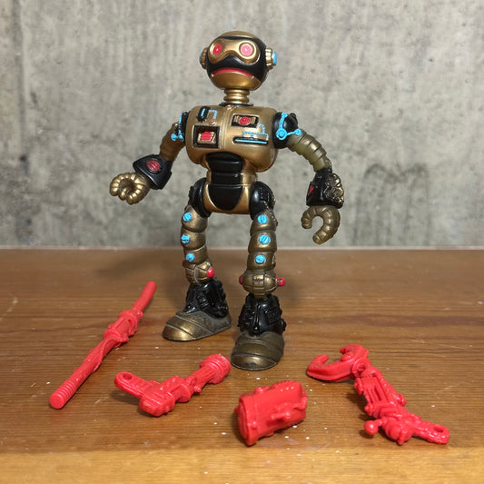 1990 TMNT Fugitoid Ninja Turtles Complete Action Figure Toy