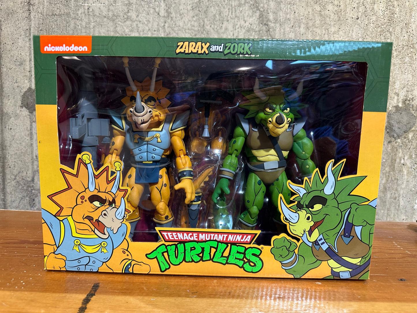 NECA Zarax and Zork Teenage Mutant Ninja Turtle Figures 2 pack TMNT