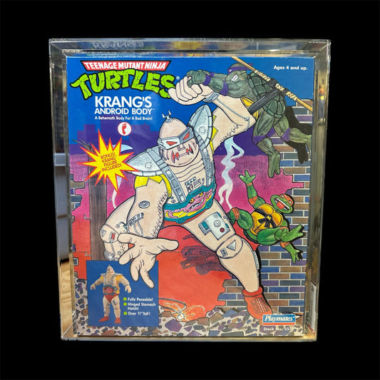 11” Android Krang Sealed AFA 80 Graded TMNT Vintage Ninja Turtles Action Figure Toy