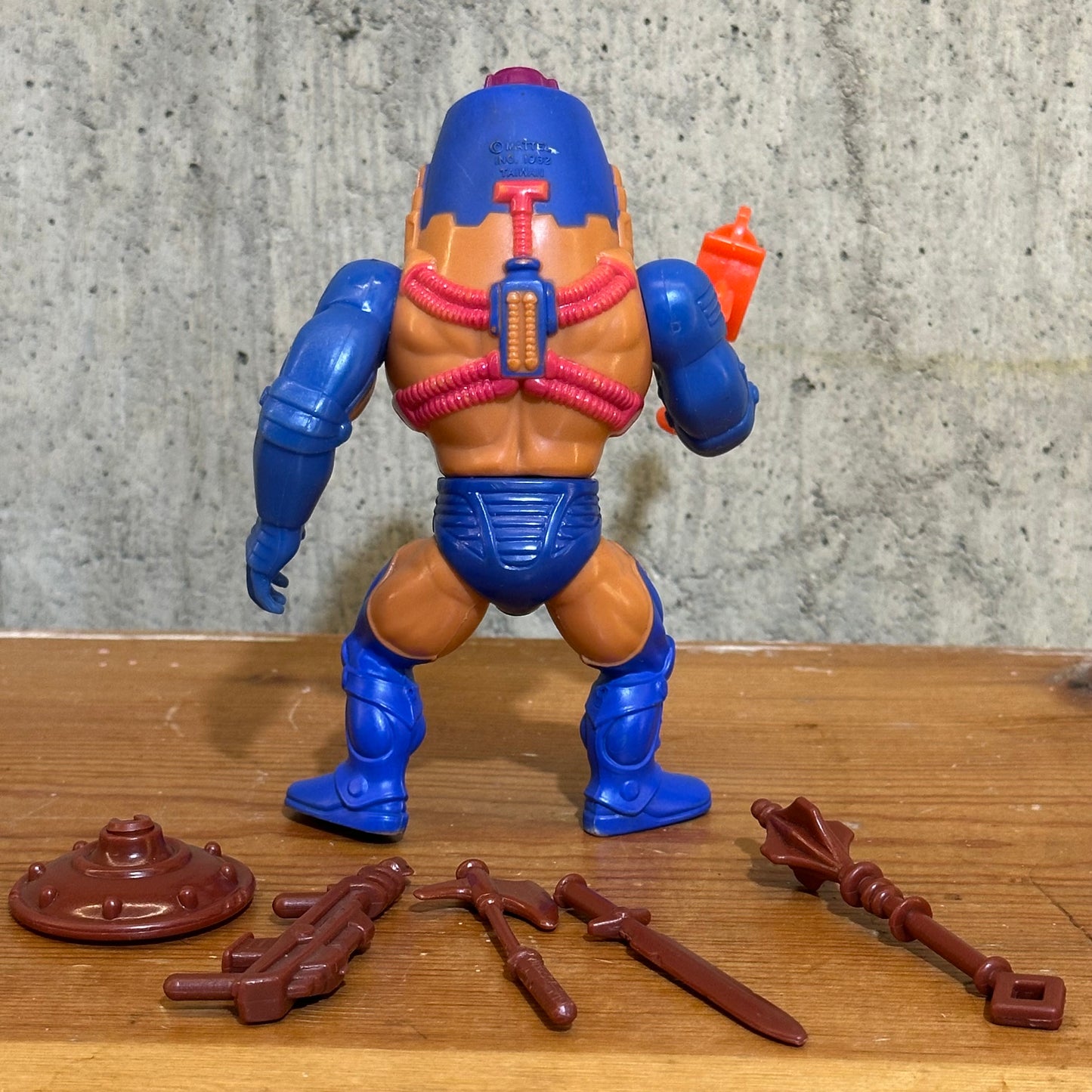 Man-E-Faces Man-E-Weapons Complete 1982 MOTU Vintage He-Man Action Figure Toy