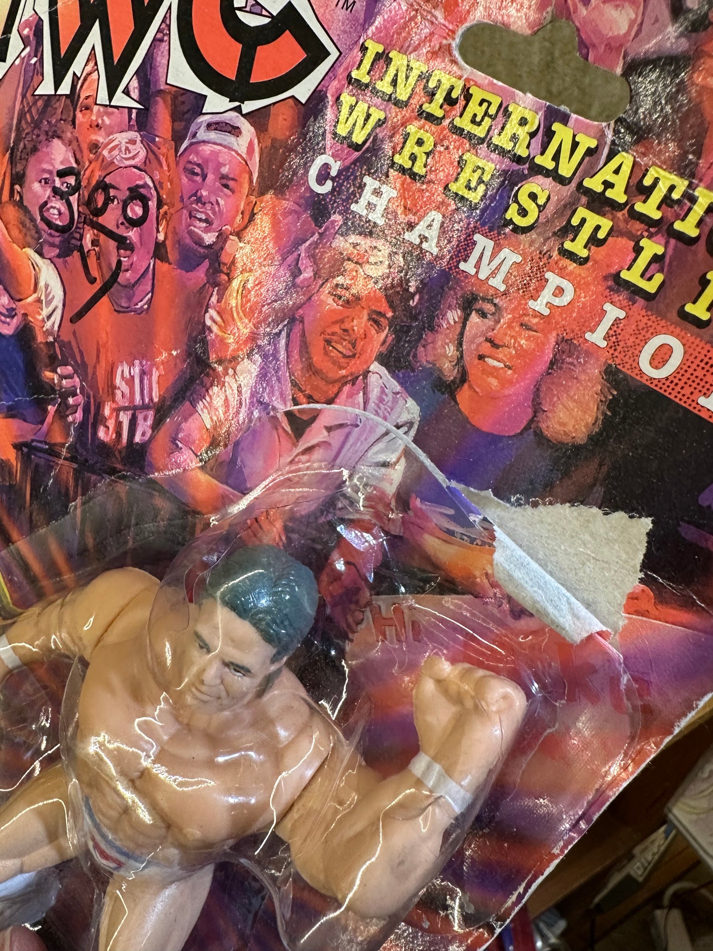 IWC Mannix KO Wrestling Action Figure Toy Mostly Sealed WWE WWF