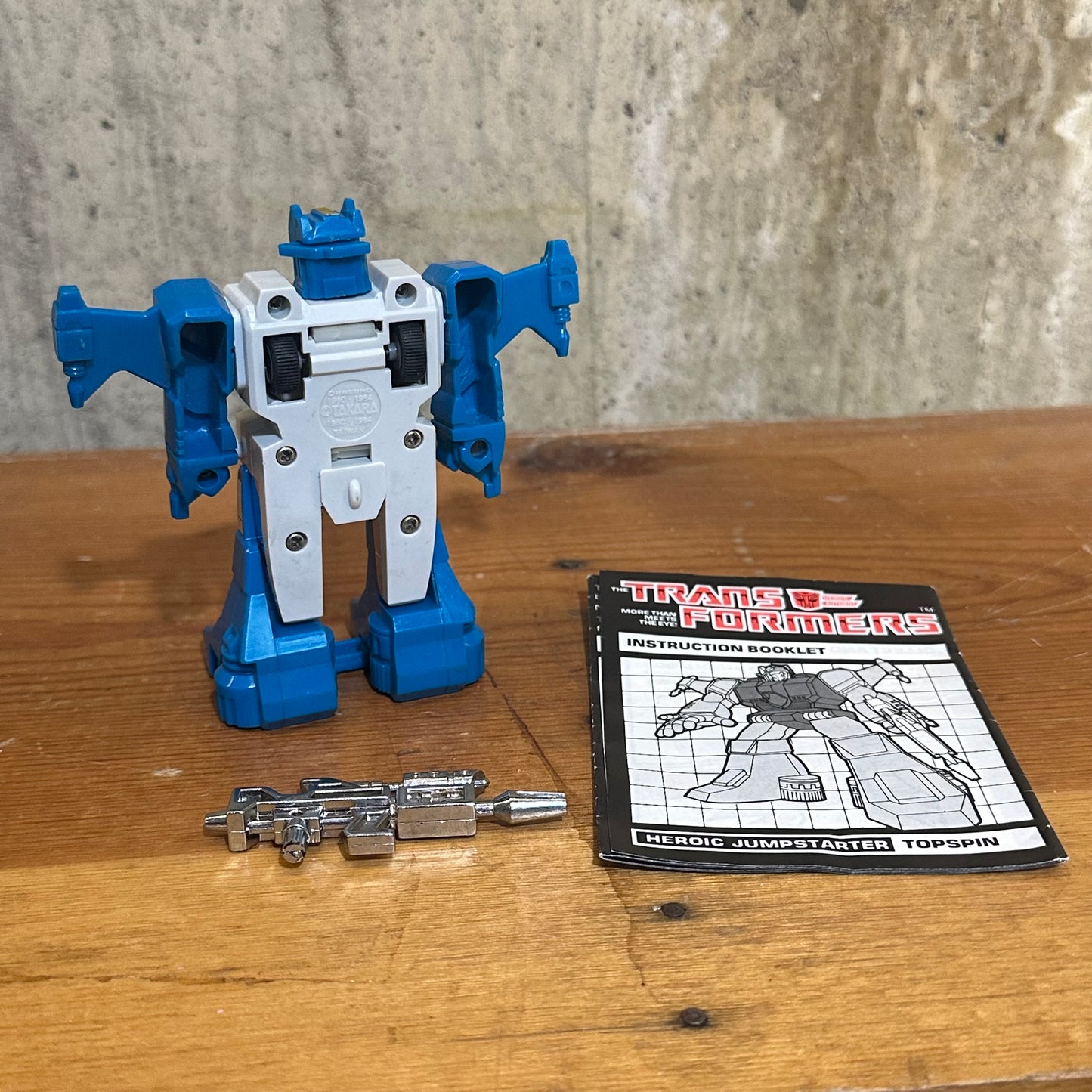 Topspin G1 Transformers Jumpstarter Complete Vintage Autobot Toy