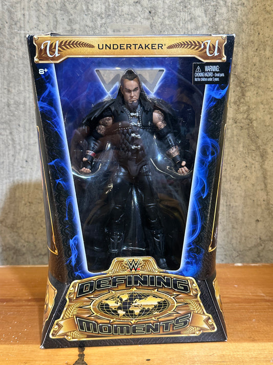 UNDERTAKER WWE Defining Moments Elite Wrestling Action Figure Sealed Box WWF