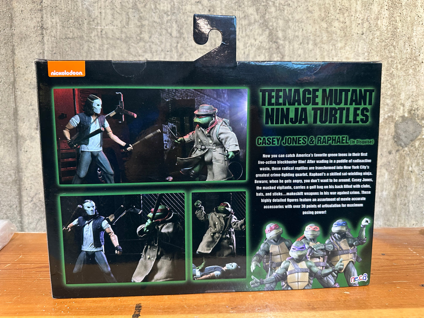 Casey Jones & Raphael NECA 2-Pack Sealed TMNT 1990 Movie Action Figure Set