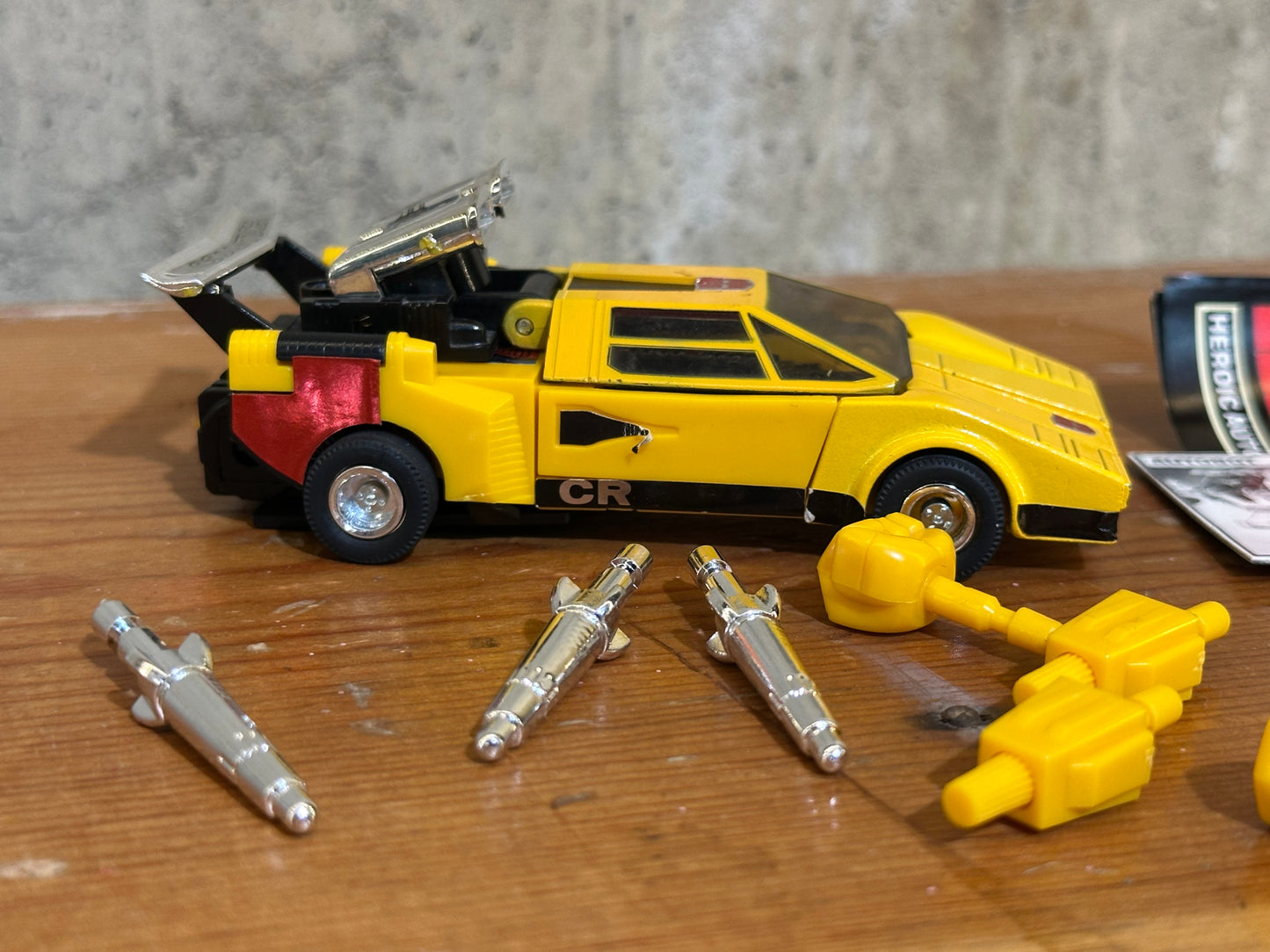 Sunstreaker Complete G1 Transformers Vintage 80’e Hasbro Robot Toy Autobot