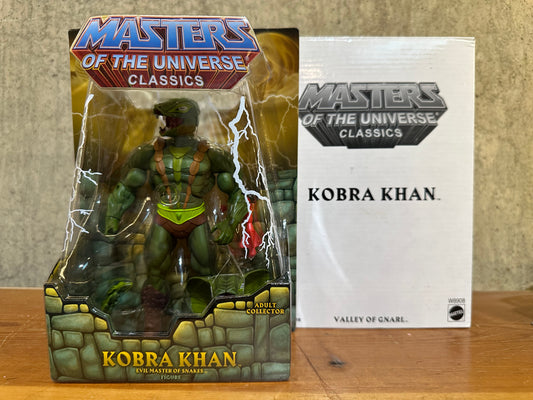 Kobra Khan MOTU Classics Sealed Action Figure with Mailer Box