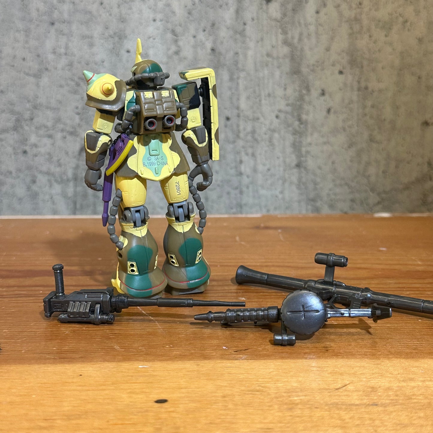 Gundam MS-06J Zaku II Camo 4” Action Figure