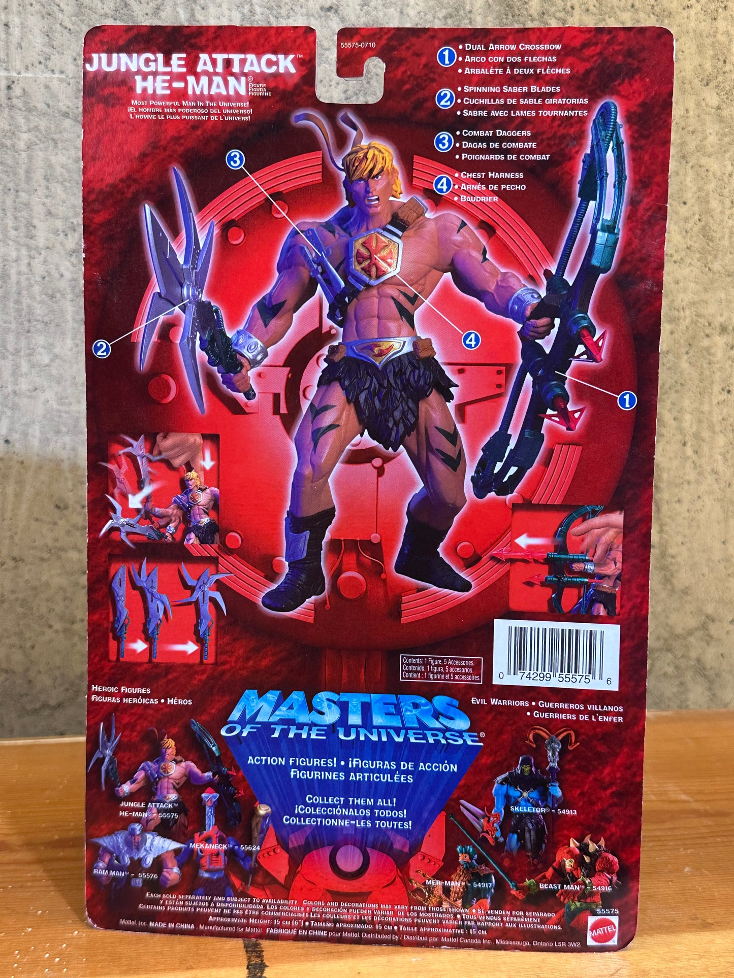 Jungle Attack He-Man MOC Sealed Action Figure Toy MOTU 200X