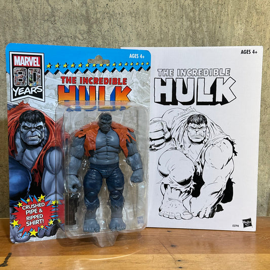 Grey Hulk Marvel Legends Deluxe Retro 80th Anniversary New Plus Shipping Mailer