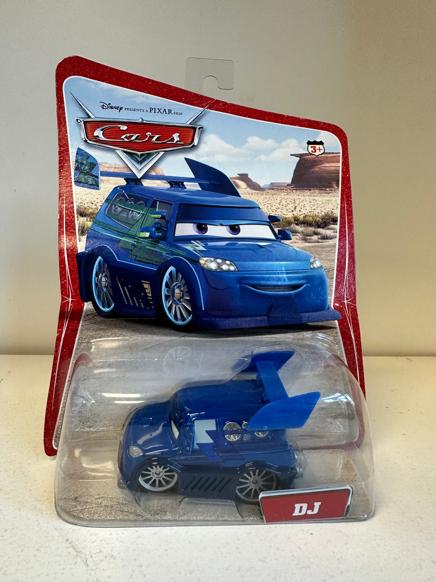 Disney Pixar Cars DJ Diecast Car Sealed on Card