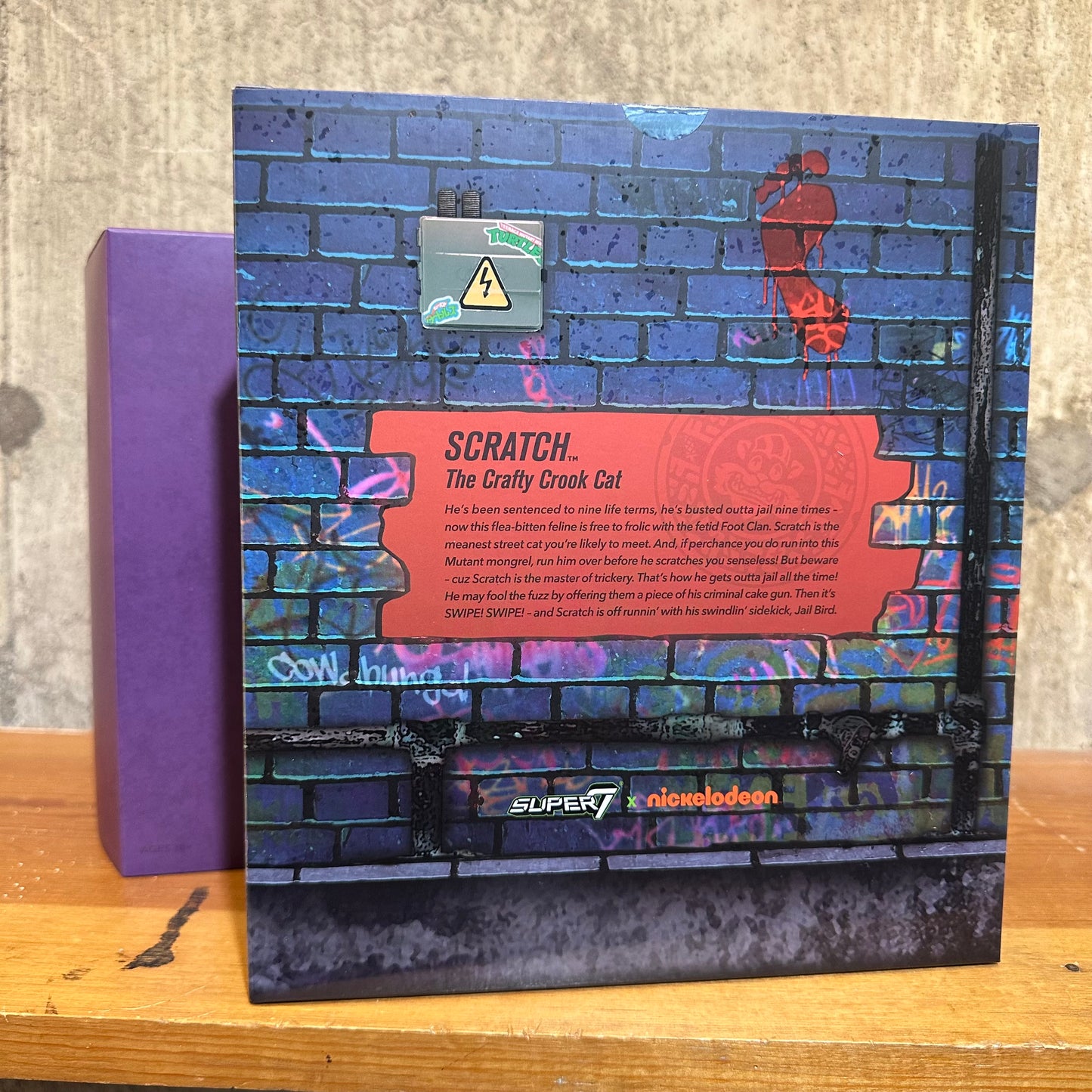 Scratch the Cat TMNT Super 7 Ultimates Sealed Ninja Turtles Action Figure