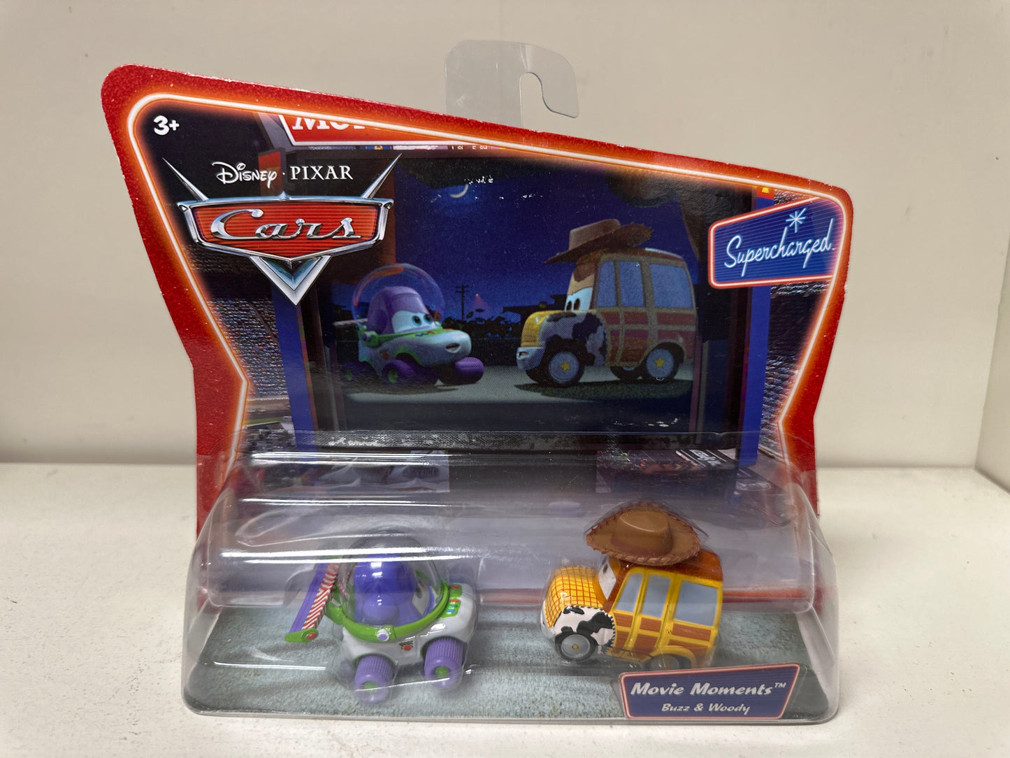 Disney Pixar Cars Movie Moments Buzz & Woody Toy Story Diecast Car 2-Pack