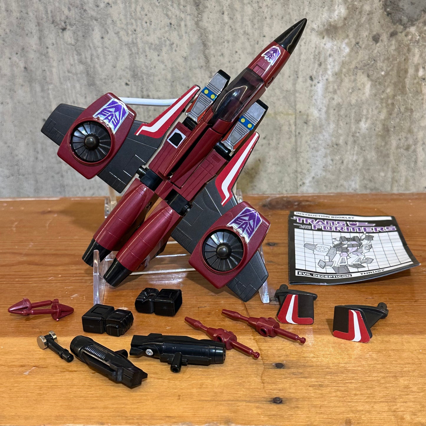 Thrust G1 Transformers Seeker Jet Complete 80’s Transformers Toy