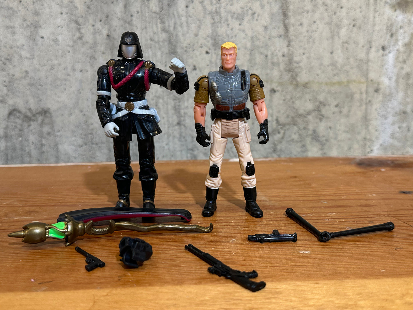 Cobra Commander V17 and Duke GI Joe Venom Vs Valor Complete 2 Pack
