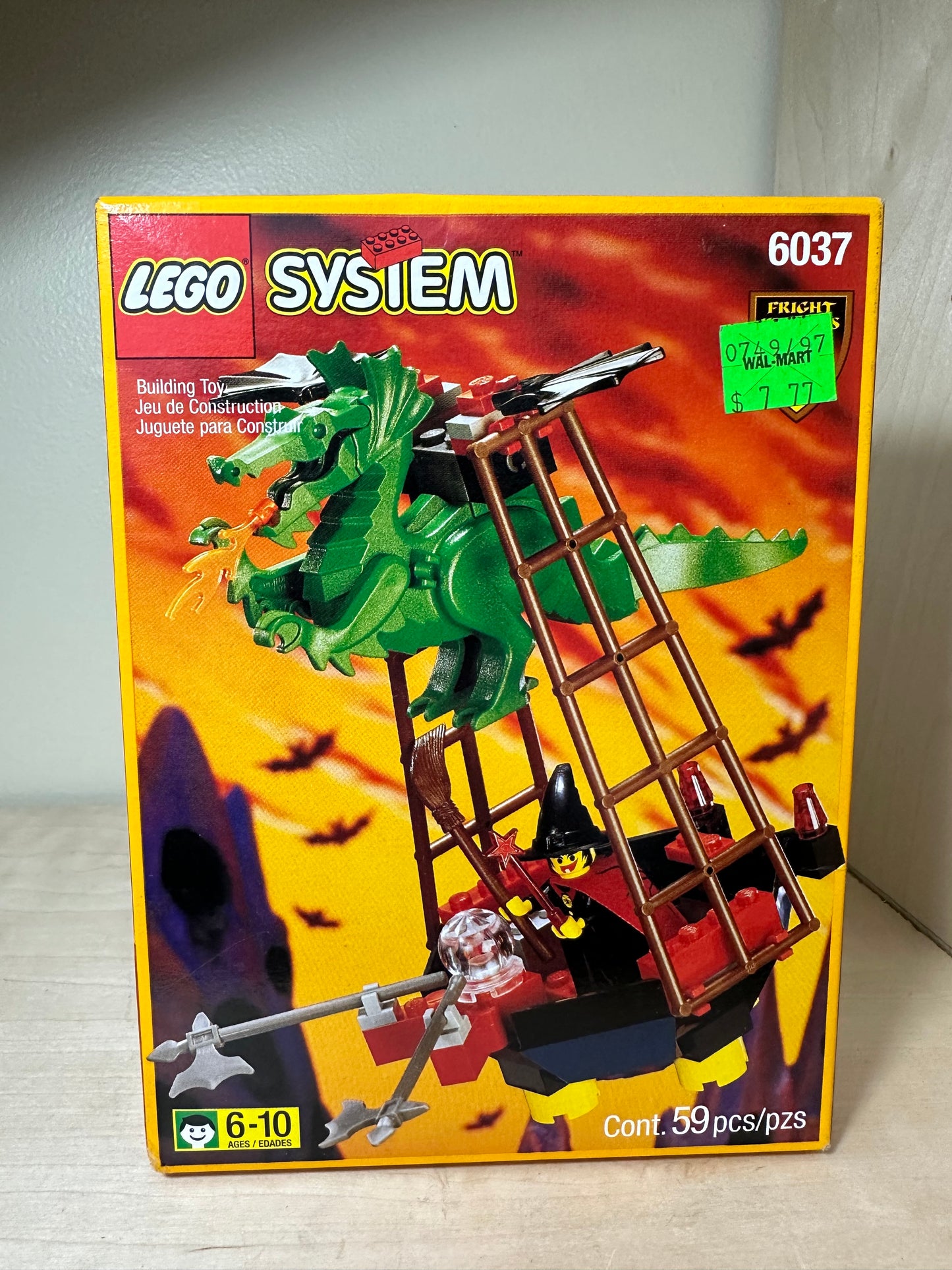 Lego system 6037 Fright Knights Witch’s Windship Brand New Sealed Legos