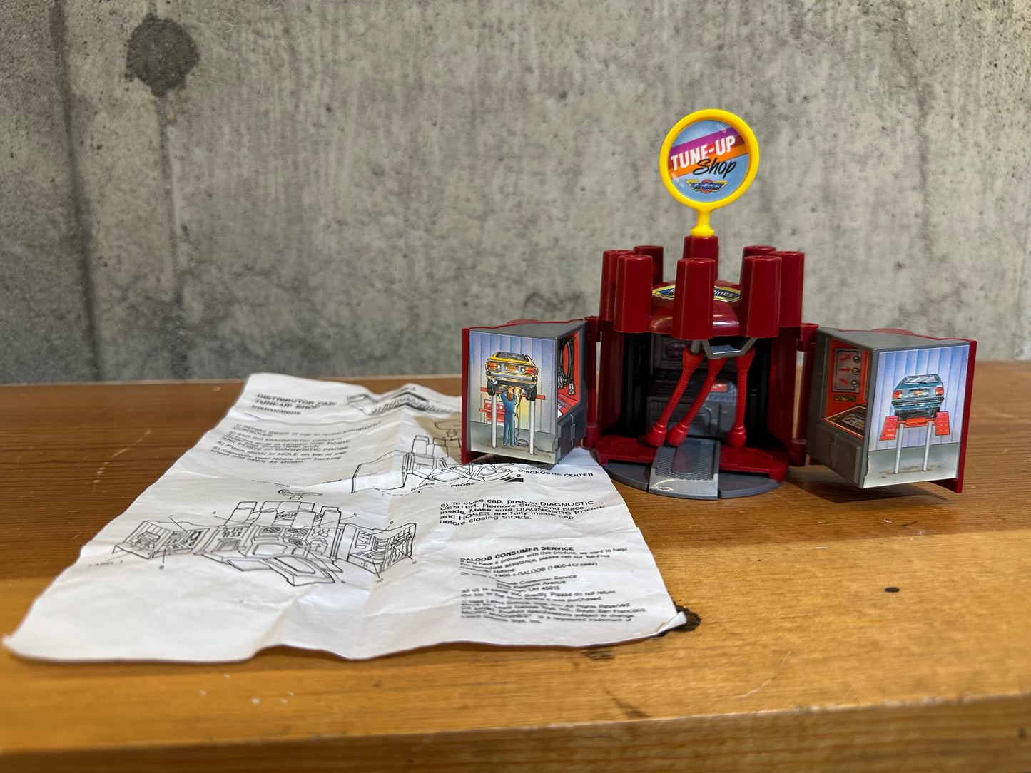 Micro Machines Distributor Cap/ Tune Up Shop Complete Set 1989