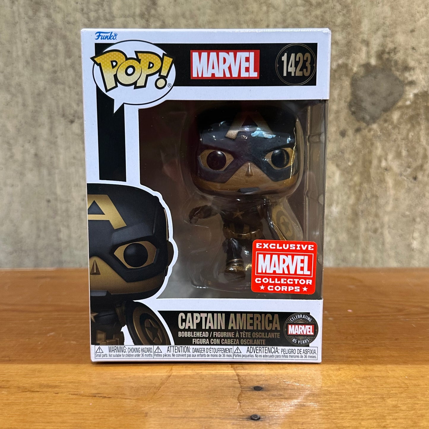 Funko POP! Marvel Captain America (85 Years) #1423 Collectors Corps Exclusive