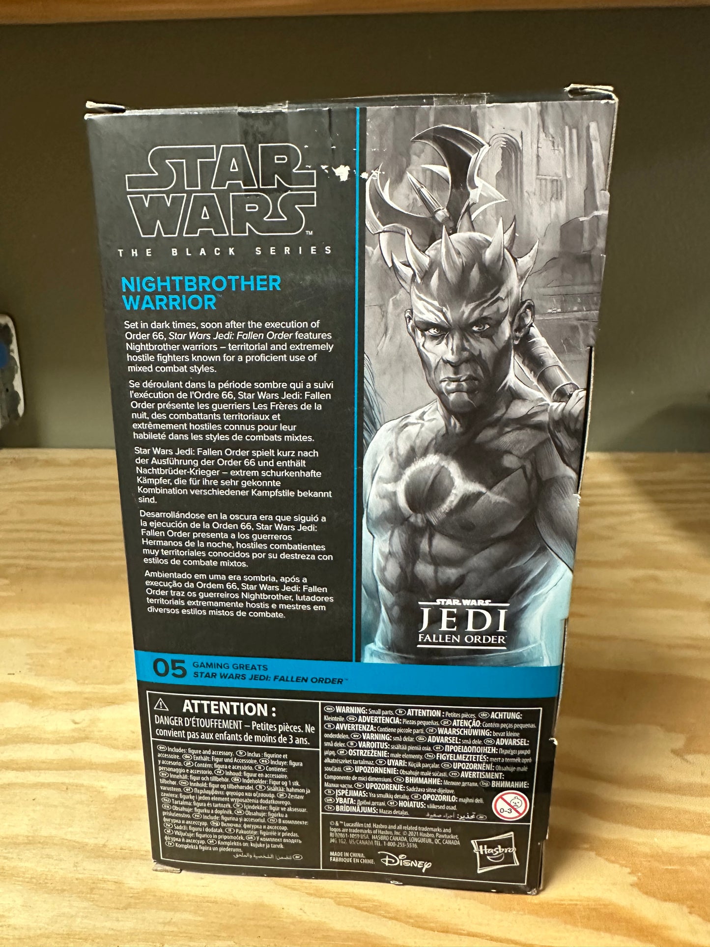 Star Wars Black Series Nightbrother Warrior Fallen Order Sealed Action Figure Toy