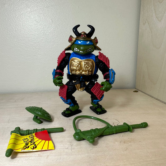 1990 TMNT Sewer Samurai Leo Disguise Turtles Vintage Action Figure Toy