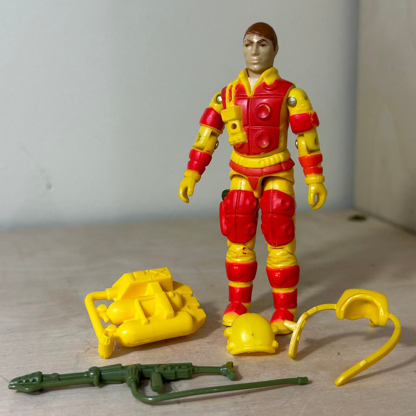 1984 GI Joe Blowtorch Complete Vintage Action Figure Fireman Toy