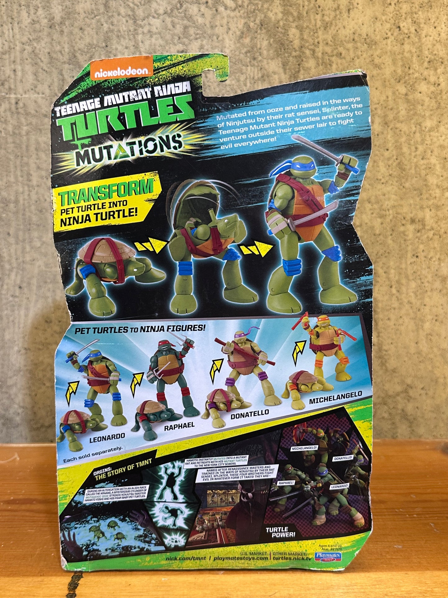 Donatello TMNT 2014 Nickelodeon Mutations Action Figure MOC Toy