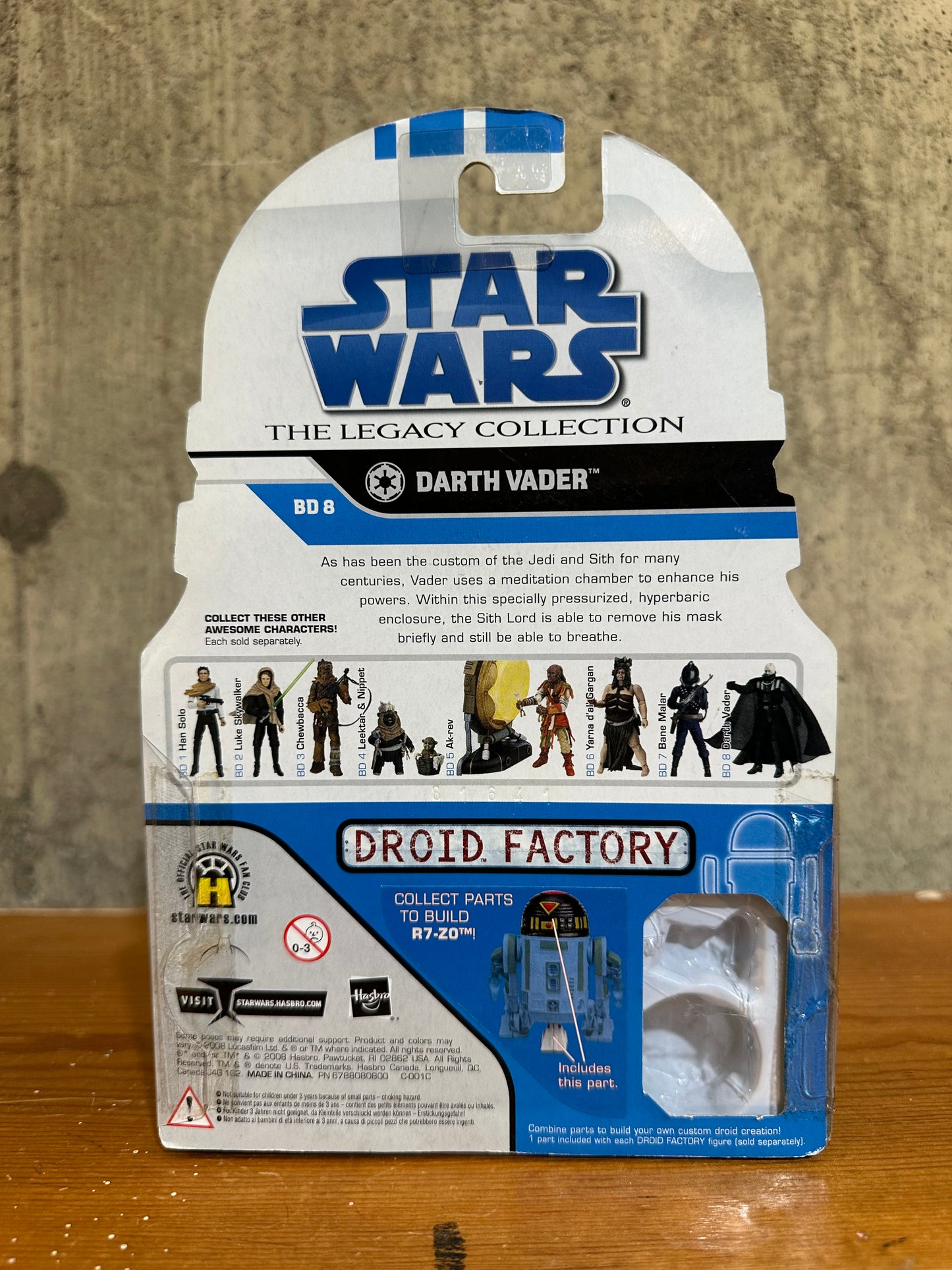 Darth Vader 1st Day Issue Star Wars Legacy Collection 3.75” Action Figure Toy