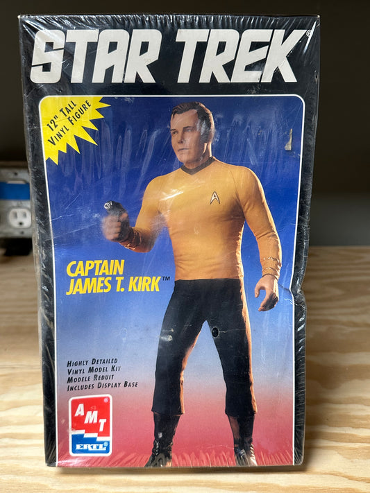 Captain Kirk Star Trek 12” Vinyl AMT ERTL Model Kit Sealed