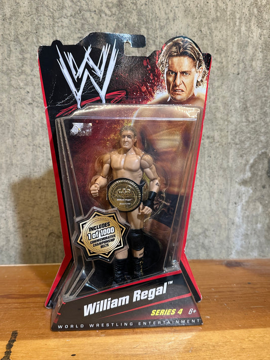2010 WWE Mattel William Regal Series 4 Wrestling Figure #606 of 1000 Belt