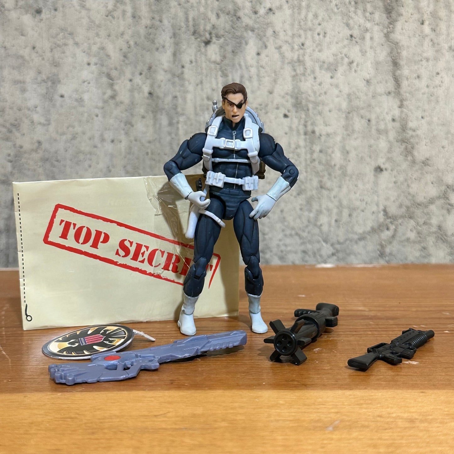 Nick Fury 4” Marvel Universe Complete Mail Away Action Figure Toy