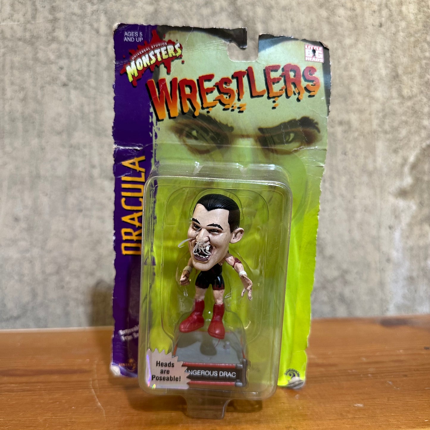 Dracula Little Big Heads Wrestler Sideshow 2000