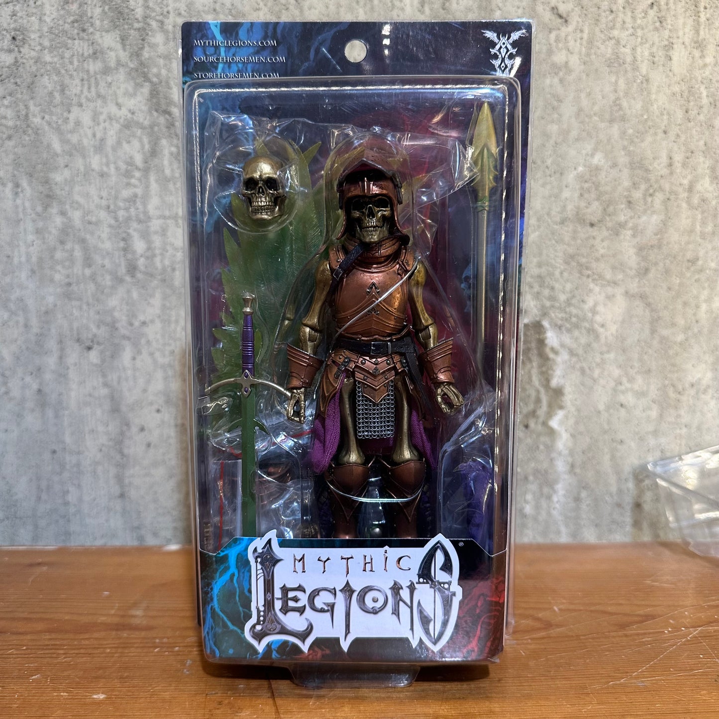 Gold Skeleton 2 Mythic Legions Ashes of Agbendor Four Horseman