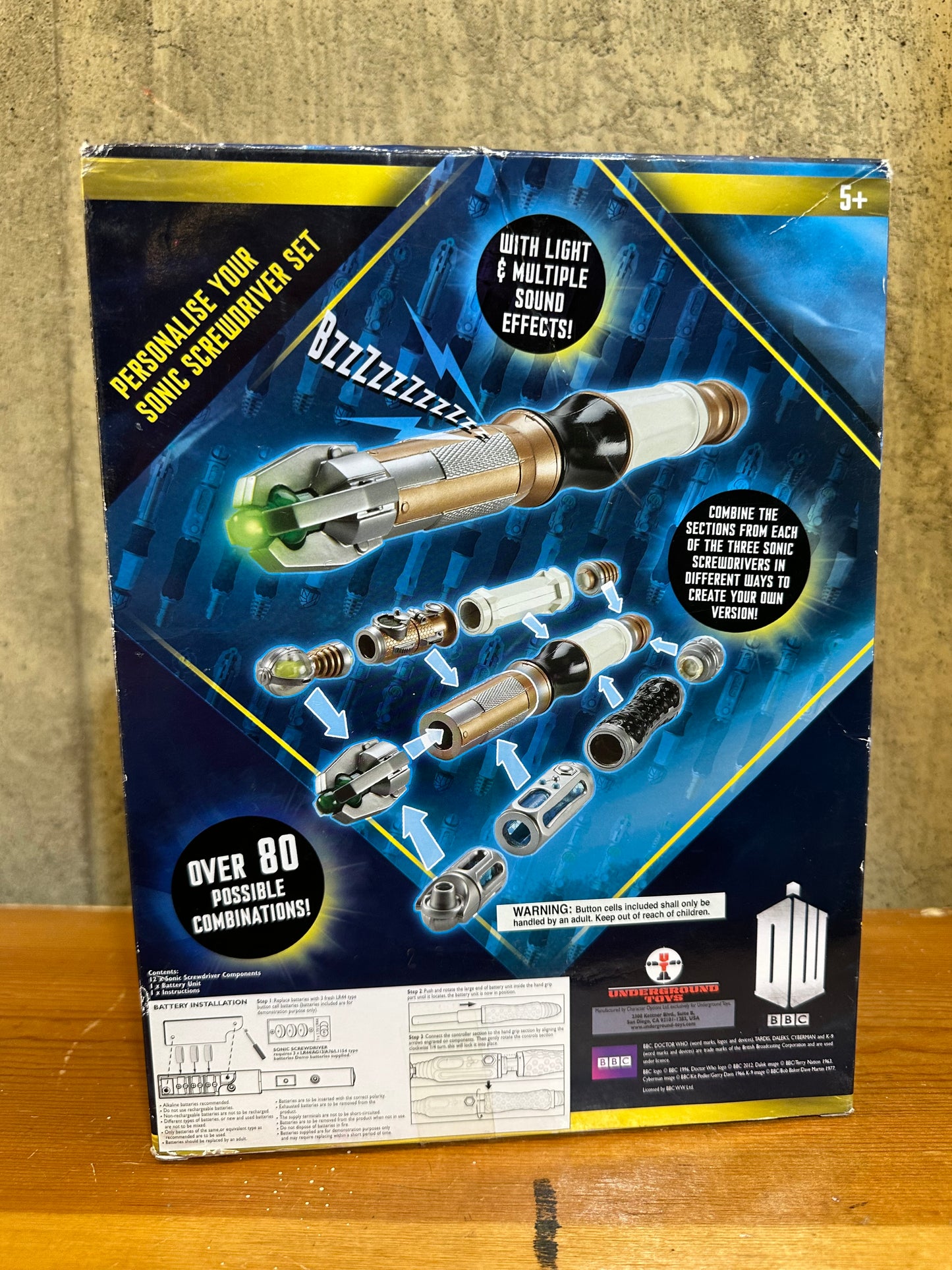 DOCTOR WHO Personalise Your Sonic Screwdriver Sealed Box